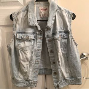 denim vest